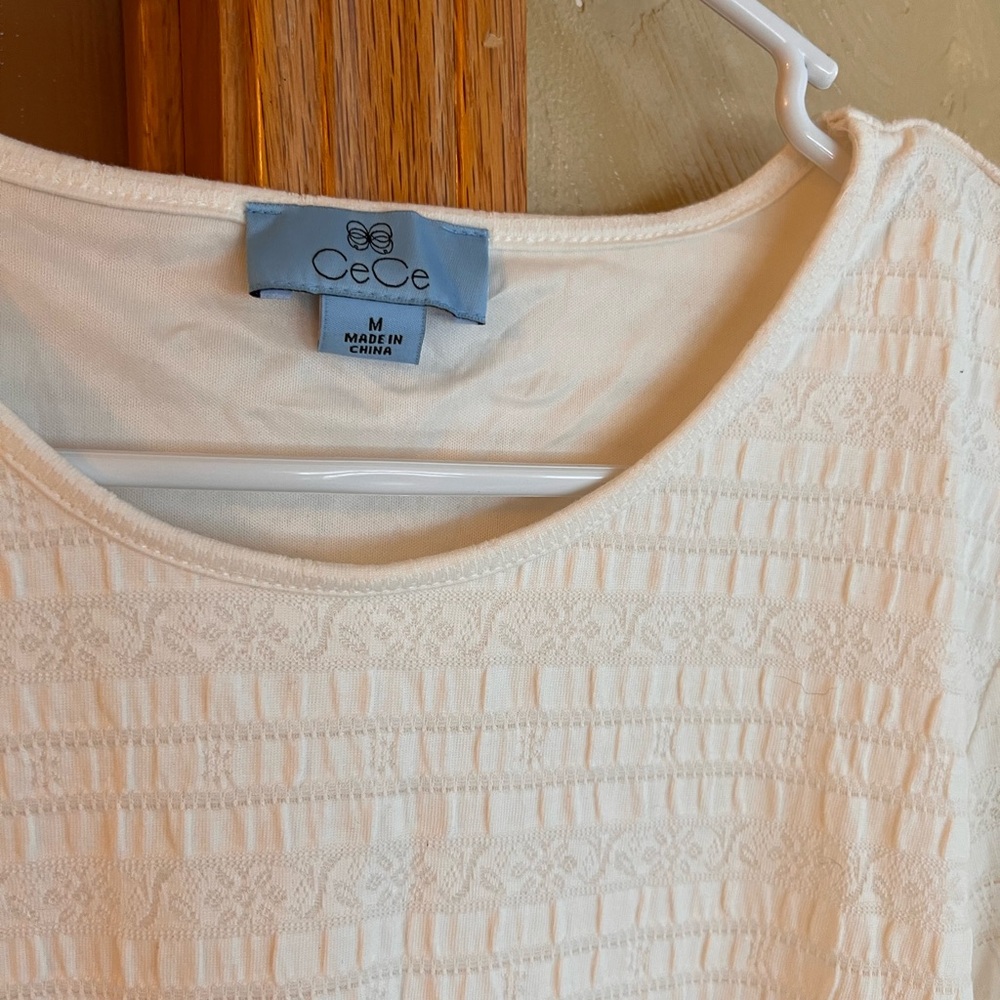CeCe Cream Long Sleeve Puff Sleeve Sheath Dress - Picture 3 of 6